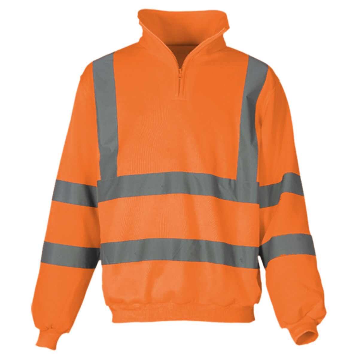 Hi-vis Â¼ zip sweatshirt (HVK06)
