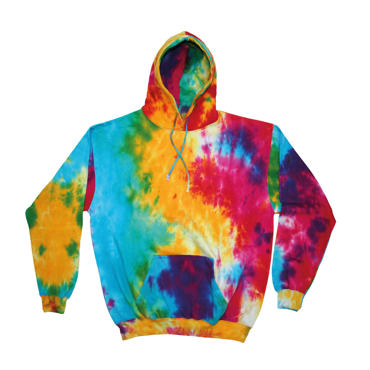 Rainbow tie-dye hoodieRainbow tie-dye hoodie