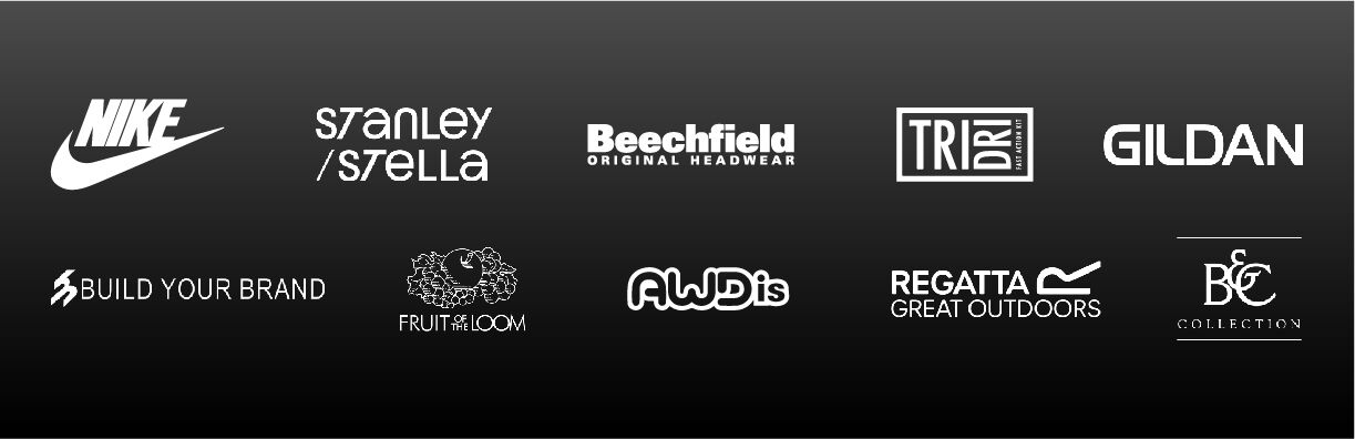 All Brands Nike Stanley Stella Beechfield TriDri Gildan Build Your Brand Fruit of the Loom AWSis Regatta B&C Collection