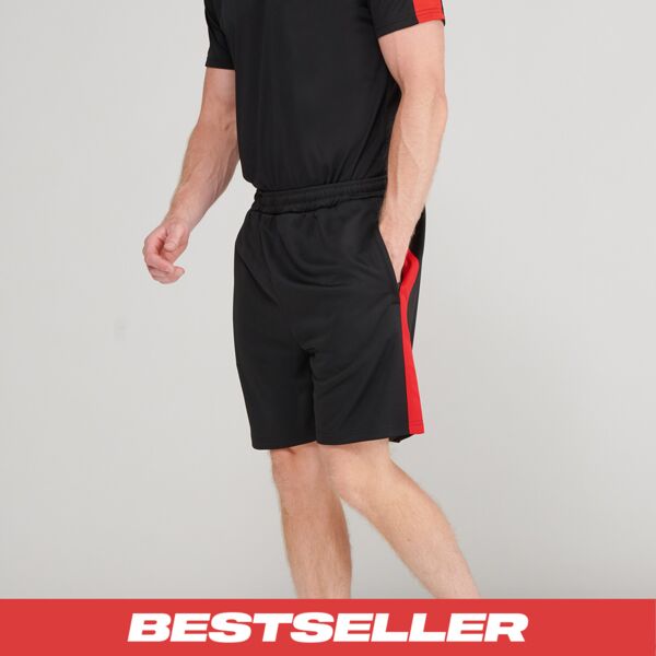 Knitted shorts with zip pockets Thumbnail